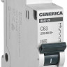 Выключатель автоматический модульный 1п C 63А 4.5кА ВА47-29 GENERICA IEK MVA25-1-063-C