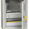 Корпус металлический ЩУРн-1/12 (395х310х165мм) IP31 TITAN IEK MKM25-N-12-31-ZO