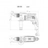Дрель ударная SBE 650 650Вт БЗП картон Metabo 600742850