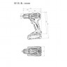 Дрель-шуруповерт аккумуляторная BS 18 L BL 2х2.0 LiIon кейс Metabo 602326500