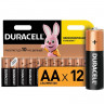 Элемент питания алкалиновый LR MN 1500/LR6 BASIC BP-12 (блист.12шт) Duracell C0037388