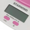 Весы кухонные электронные SSK2157 макс.вес:2кг роз. STARWIND 363712