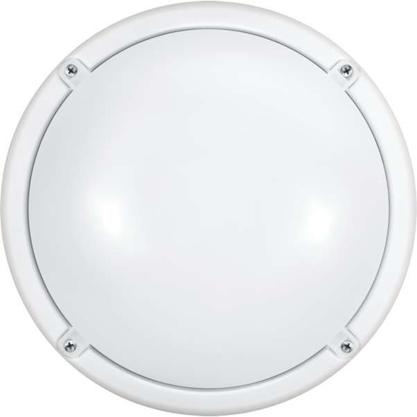 Светильник светодиодный 71 622 OBL-R1-7-4K-WH-IP65-LED-SNRV 7Вт 4000К IP65 с оптико-акустич. датчиком ОНЛАЙТ 71622
