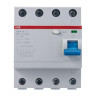 Выключатель дифференциального тока (УЗО) 4п 25А 30мА тип AC F204 ABB 2CSF204001R1250