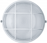 Светильник ЛОН 94 803 NBL-R2-60-E27/WH 1х60Вт E27 IP54 (аналог НПБ 1302 бел. круг с решеткой 60Вт) Navigator 94803